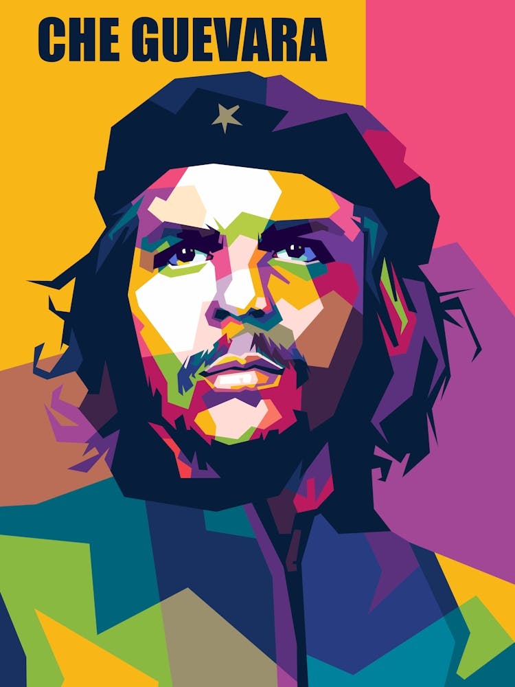 Ernesto Che Guevara Wpap Pop Art Style