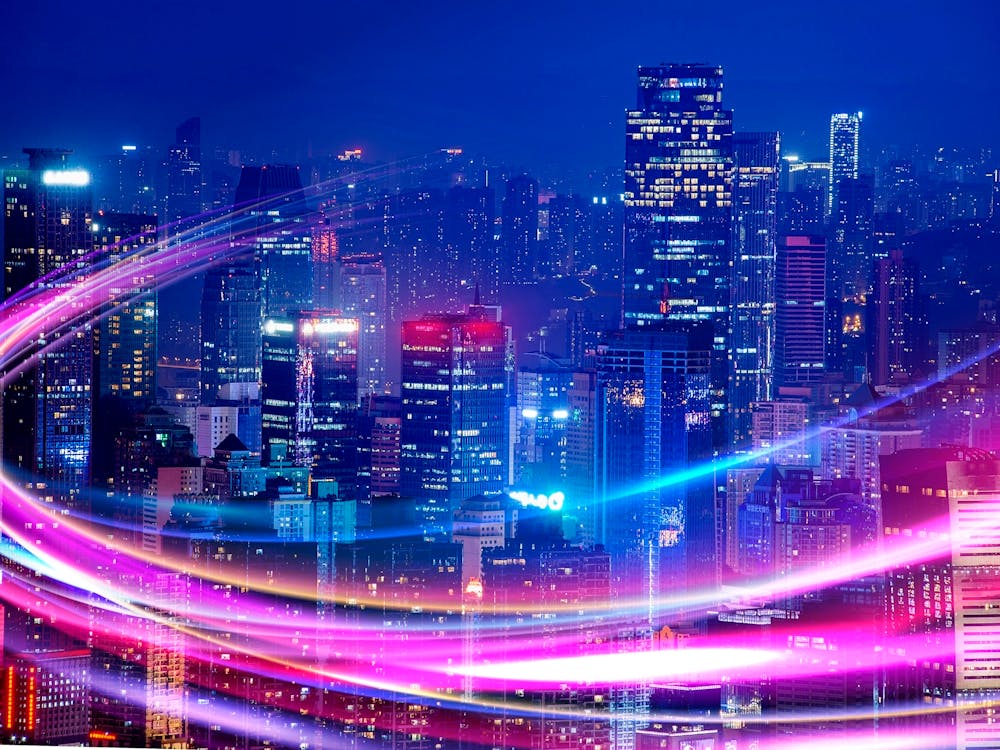 Neon city: China (synthwave/vaporwave/retrowave/cyberpunk) — aesthetic poster