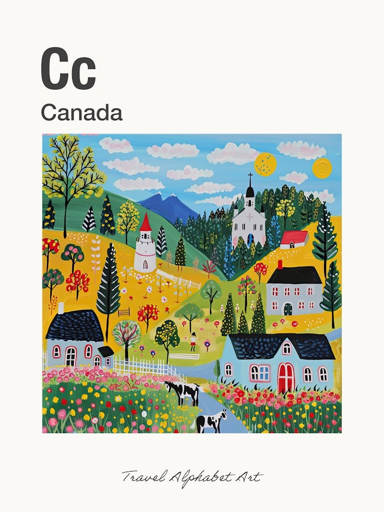 Kids Travel Alphabet  Canada 2