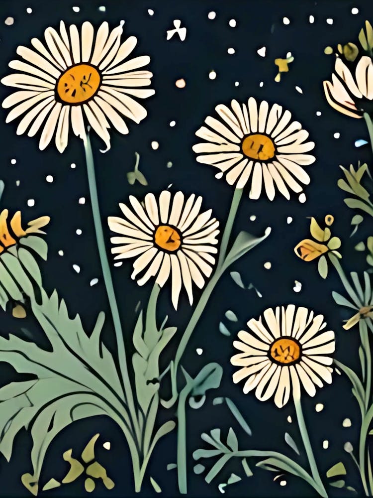William Morris Daisies 5