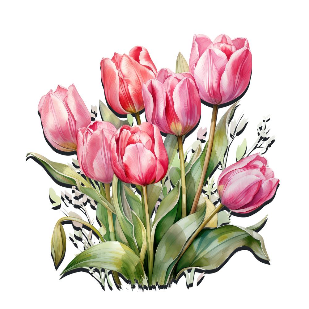 Colorful Tulip Bouquet