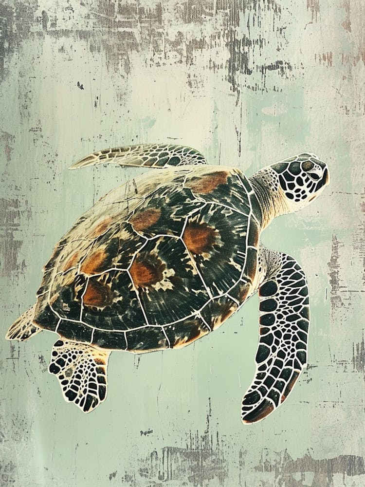 Isolated Sea Turtle 1