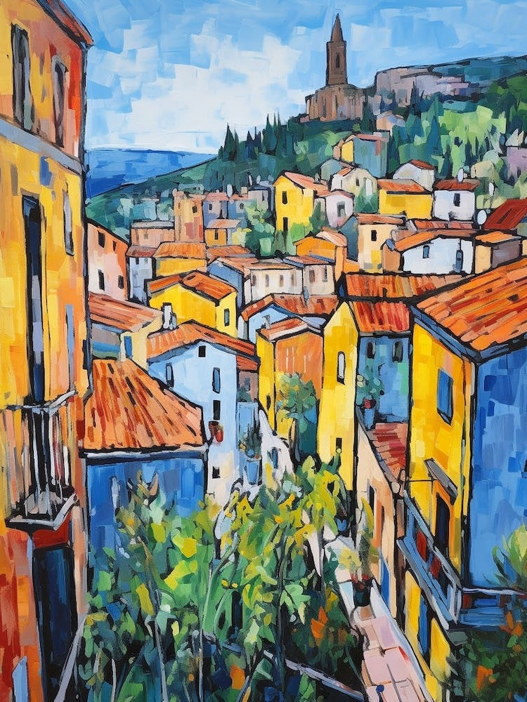Orvieto Italy 2 Fauvist Painting