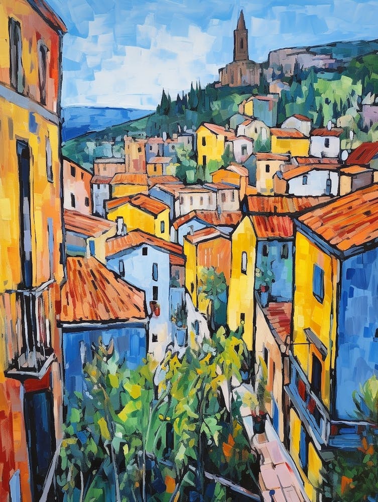 Orvieto Italy 2 Fauvist Painting