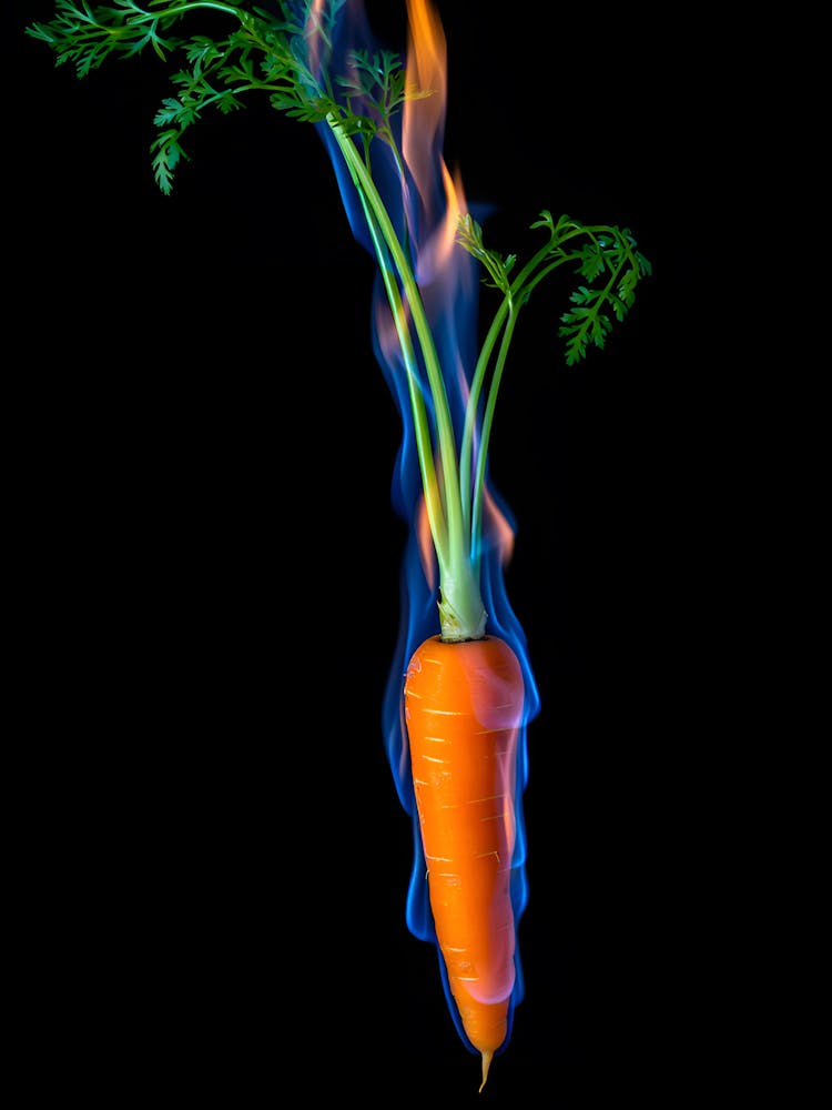 Carrot On Fire
