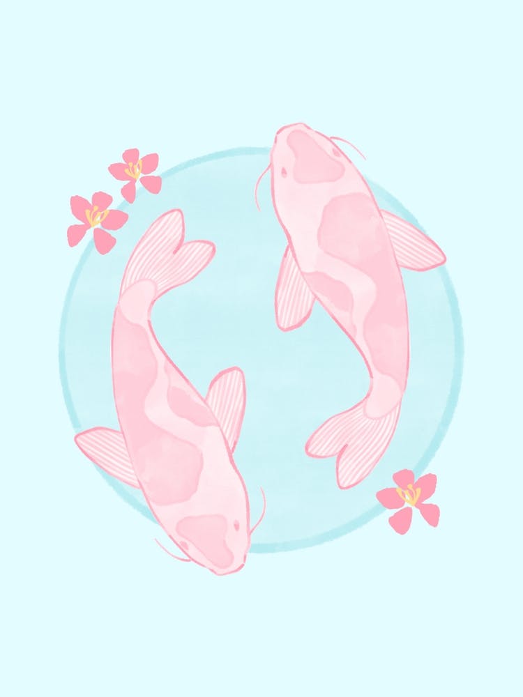 Pastel Koi