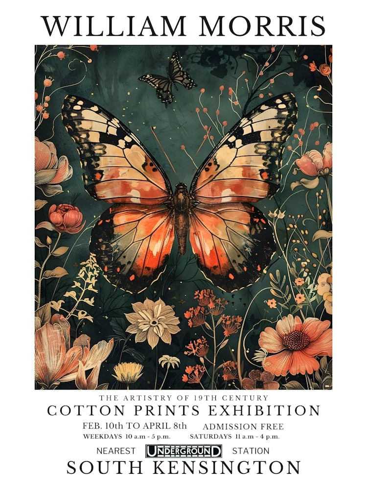 William Morris - Cotton Prints Exhibition