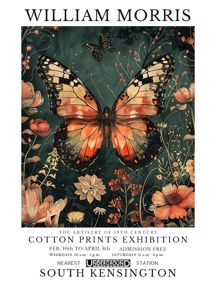 William Morris - Cotton Prints Exhibition