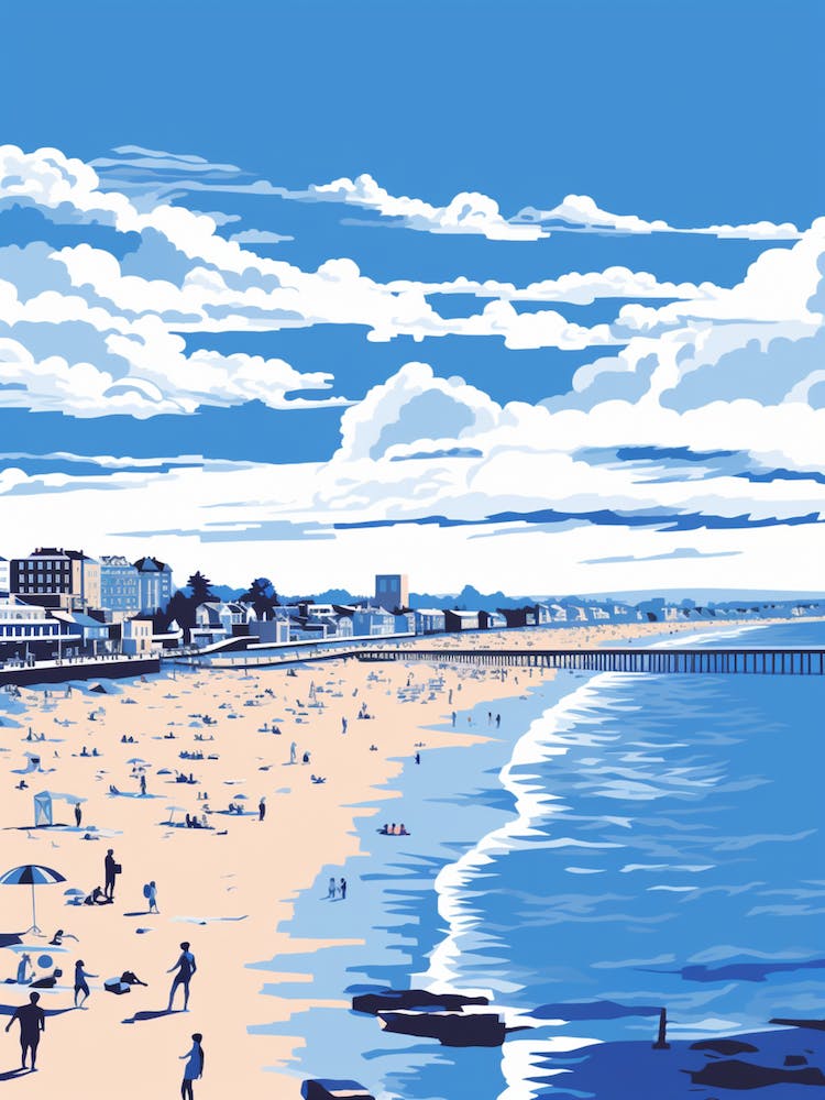 Broadstairs Beach Kent – Siebdruck 2