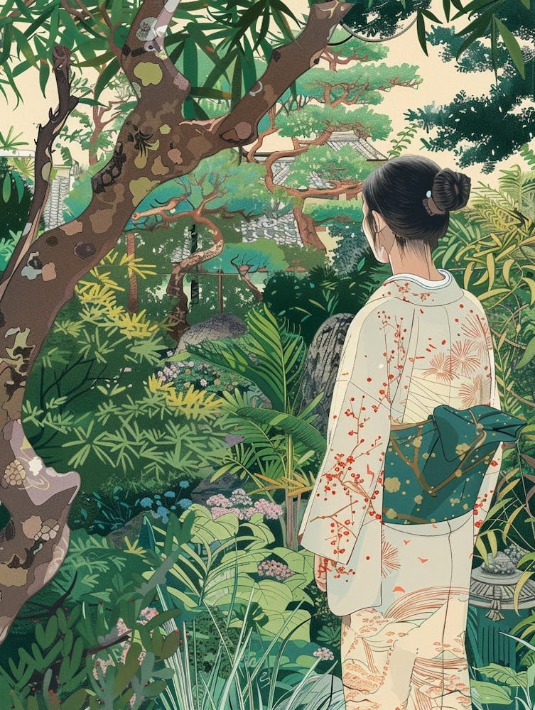 In The Garden Ryoan Ji Garden Japan 3