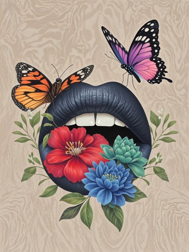 Lippen und Schmetterlinge 1