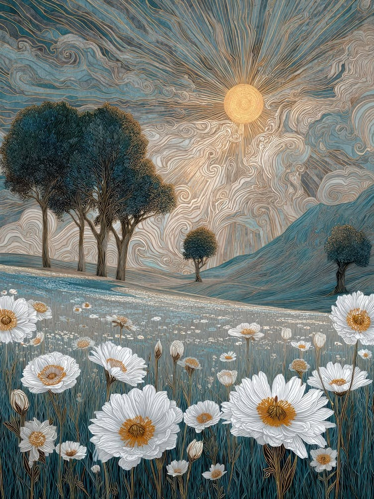 Daisies In The Field