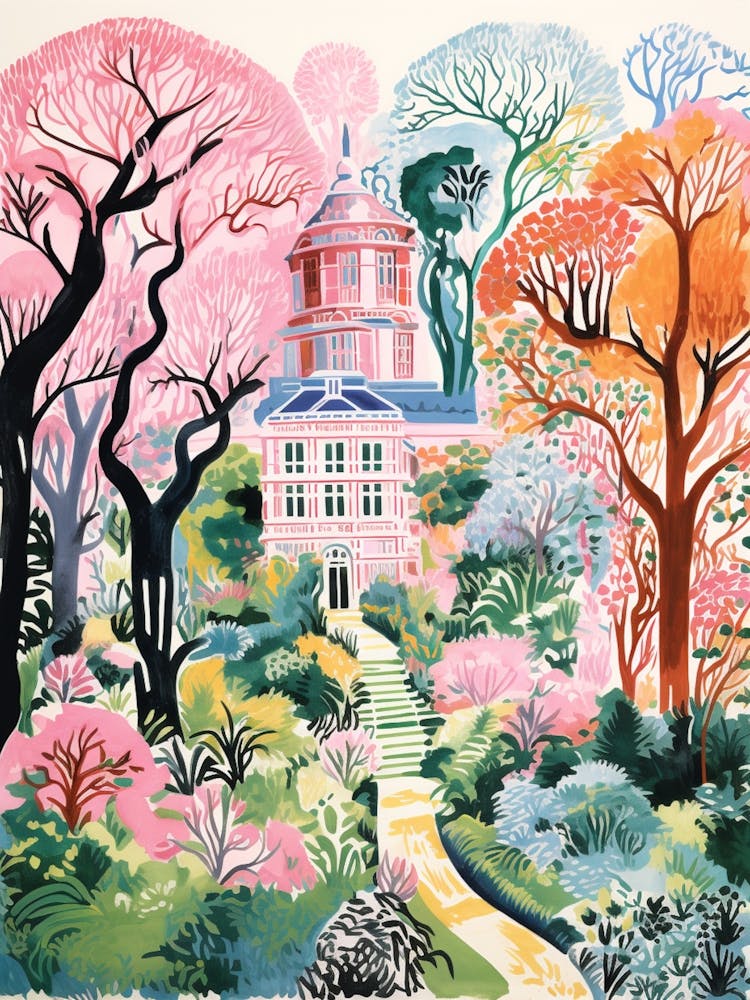 Dumbarton Oaks Usa Modern Illustration 1