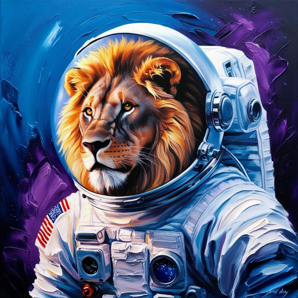 Lion In Space
