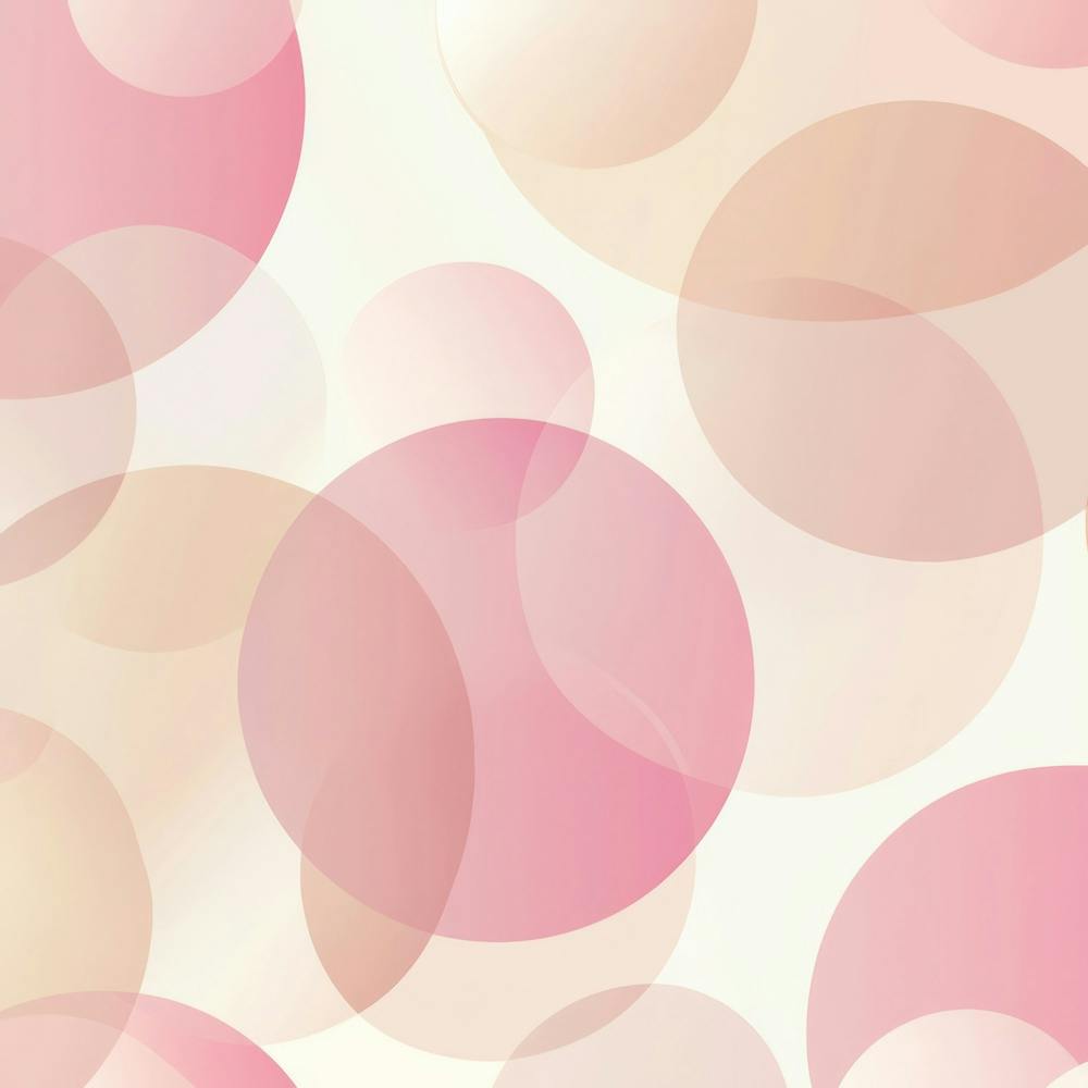 Abstrakte Pinke Kreise.Generiert von KI. Wand