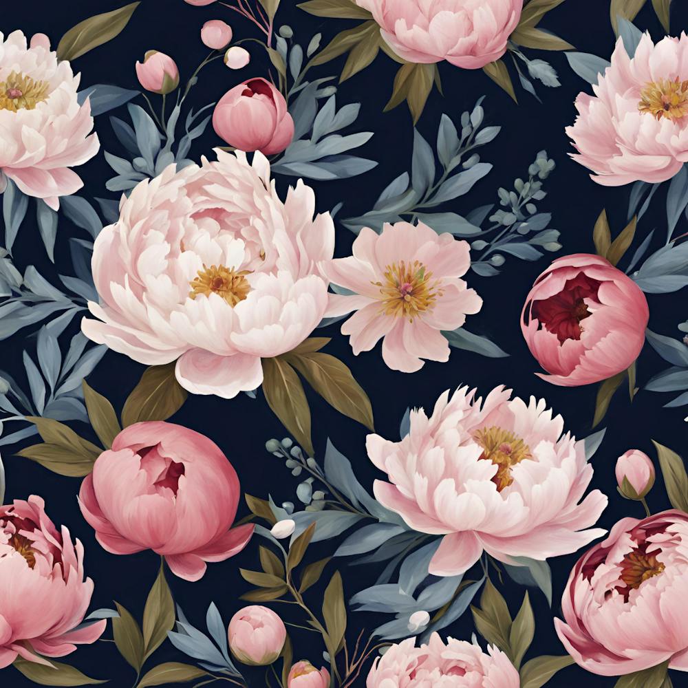 Pink Peonies Wallpaper
