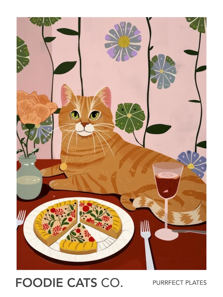 Foodie Cats Co Cat And Pizza 3