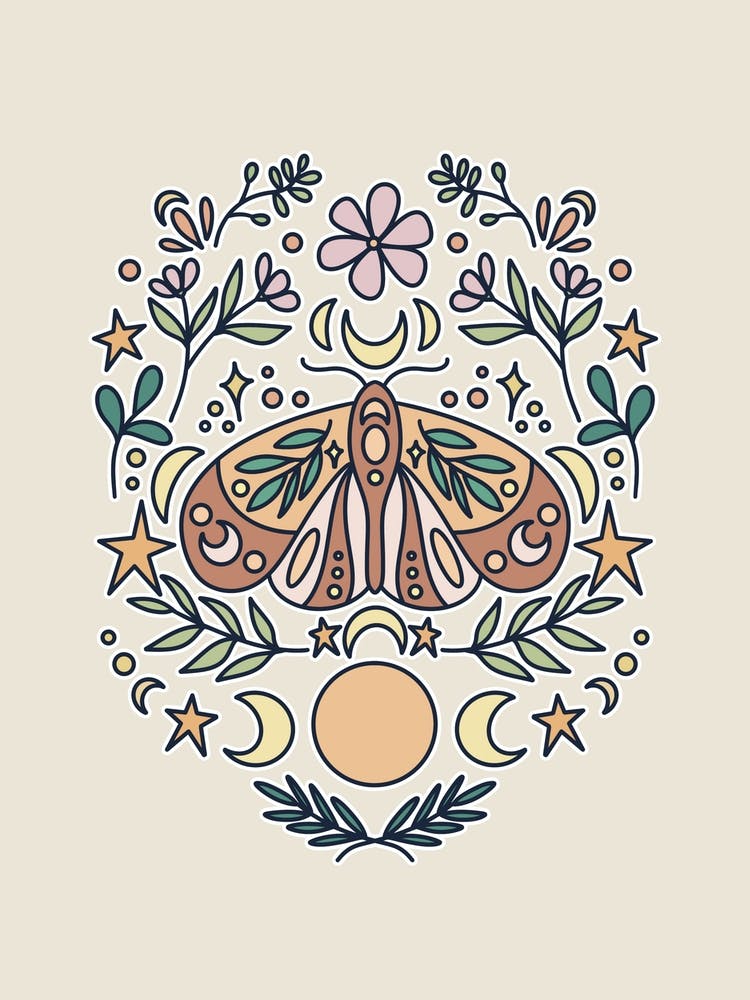 Magical Moon Moth | Oatmeal