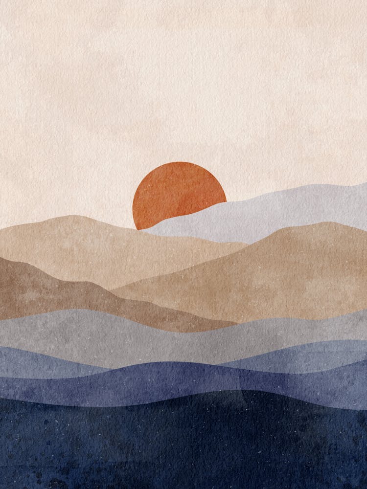 Sunset In The Mountains 15