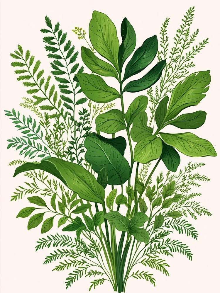 Botanisches Gemälde 1