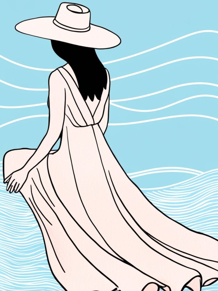 Woman In A Hat 5