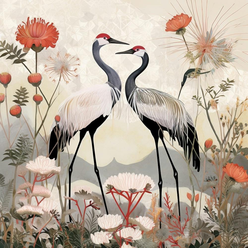 Oiseau dans la nature Grue 3