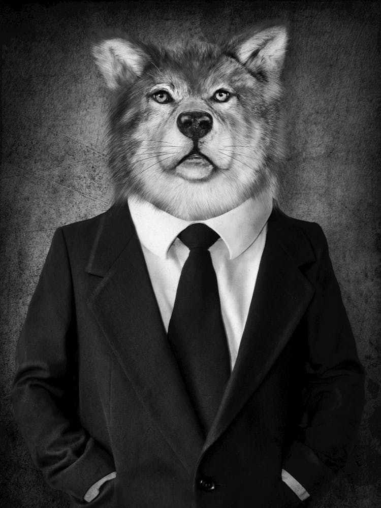 Wolf In Business Suit