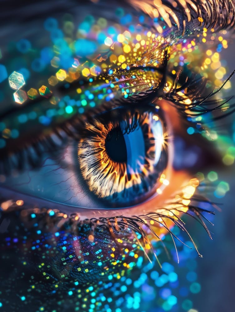 Close Up Of A Woman'S Eye