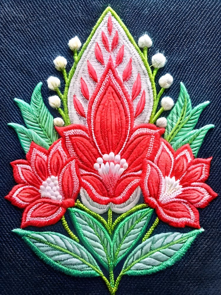 Flower Embroidery Design