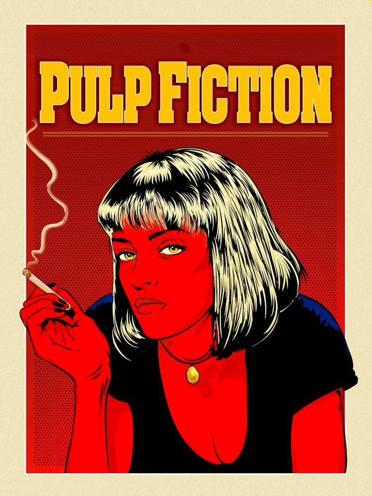 PULP FICTION | ROTES POSTER