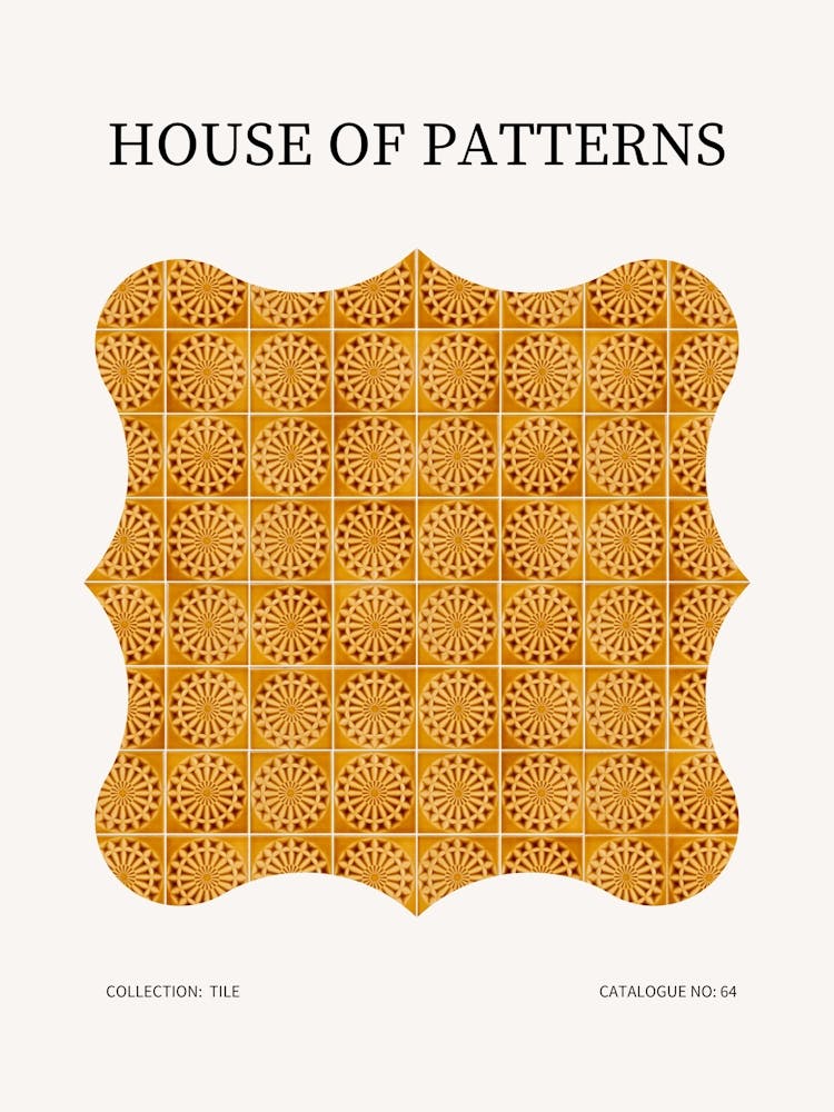 Tile Pattern Poster 65