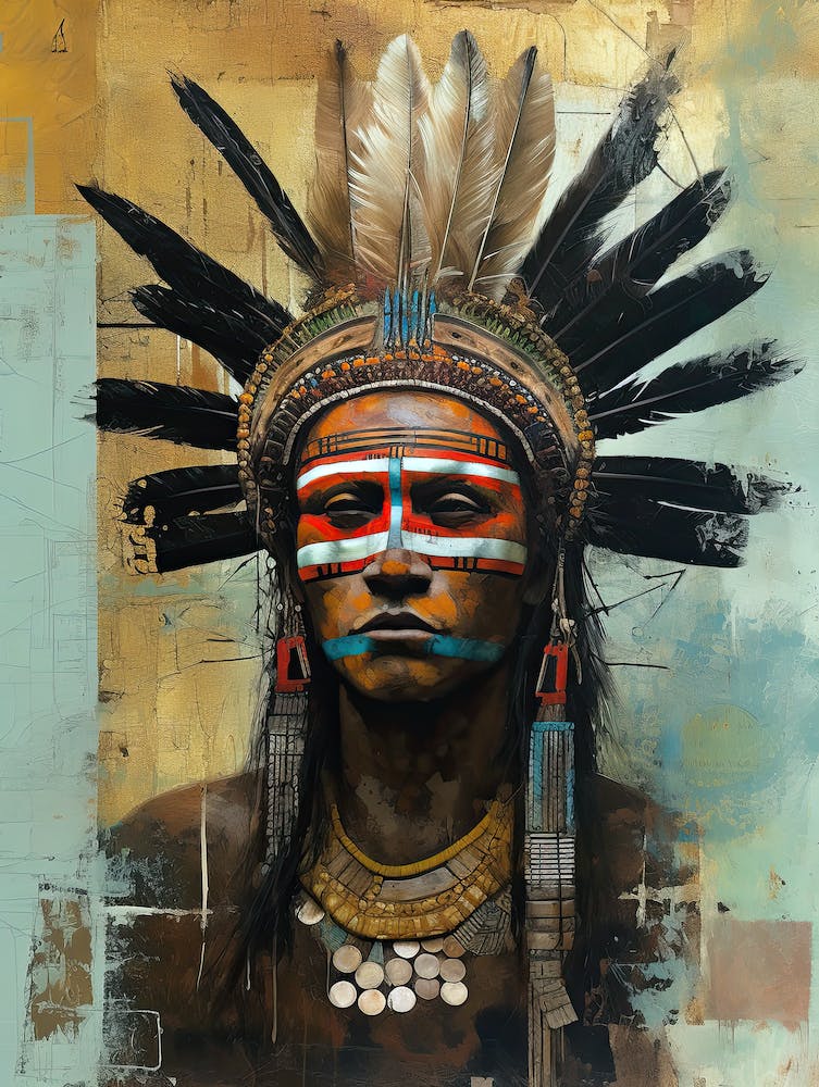 Indianischer Häuptling