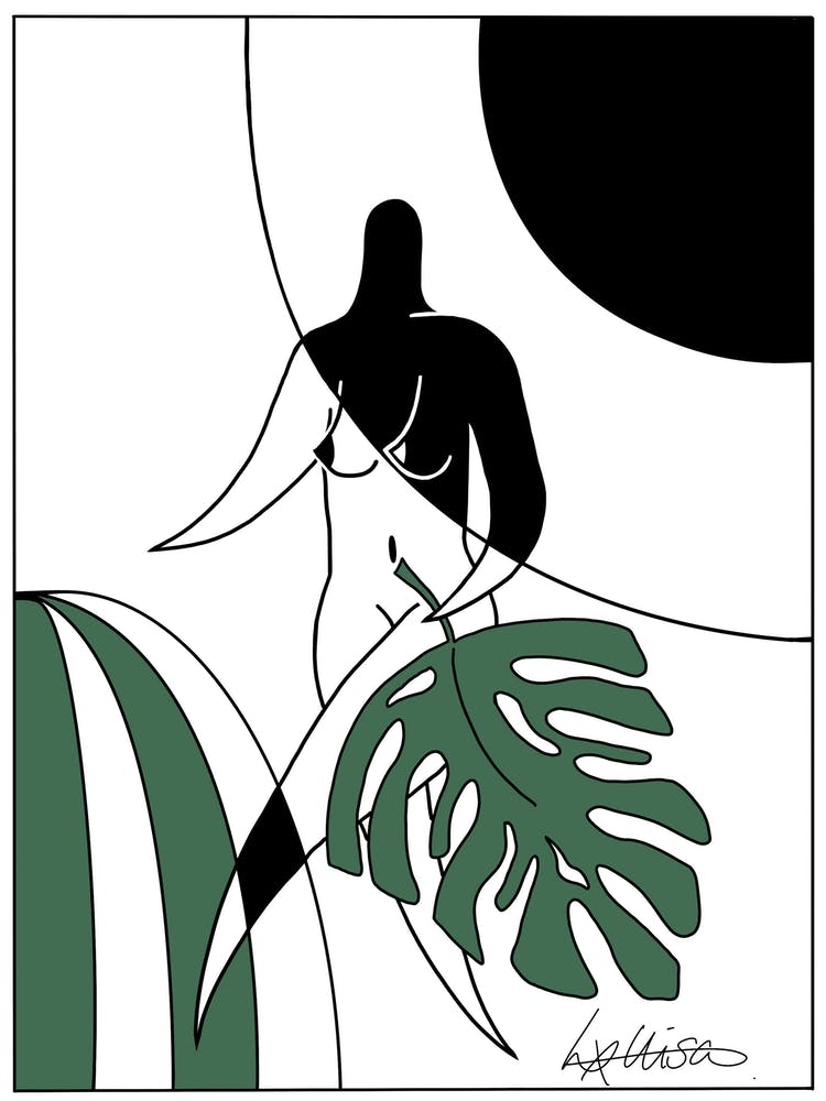 Monstera Lady Line
