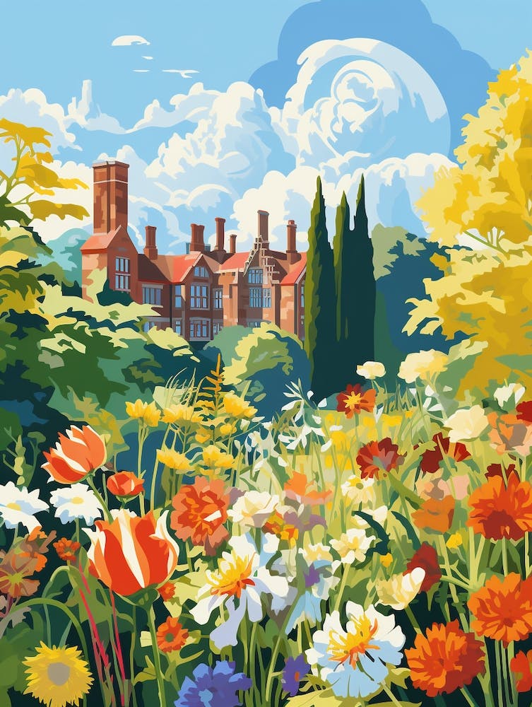 Sissinghurst Castle Garden United Kingdom Illustration 1
