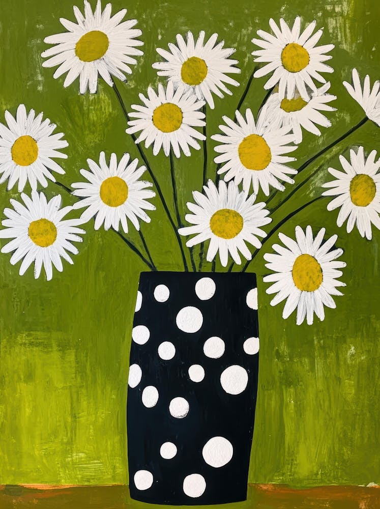 Gänseblümchen in einer Vase 43