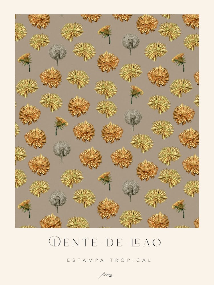 Dandelion Estampa Poster