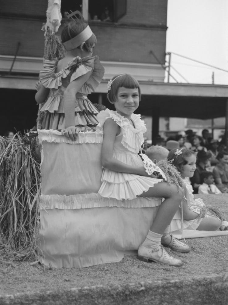 Untitled Photo, Possibly Related To Parade Of The Floats, National Rice Festival, Crowley, Louisiana By Russel