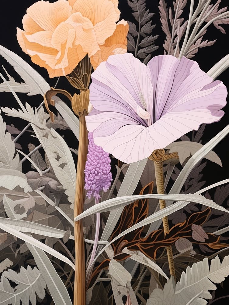 Flower Illustration Lilac 2
