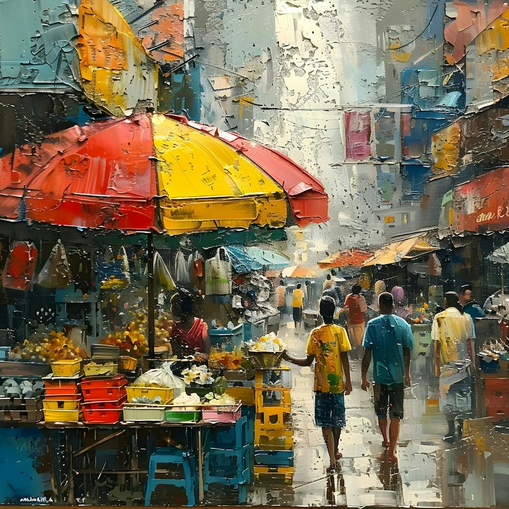 Asian Market,Abstract Expressionism, Minimalism, and Neo-Dada