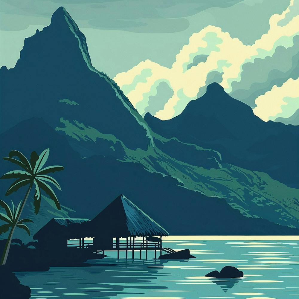 A Tahiti In French Polynesia Minimal Illustratio 1720357241 1