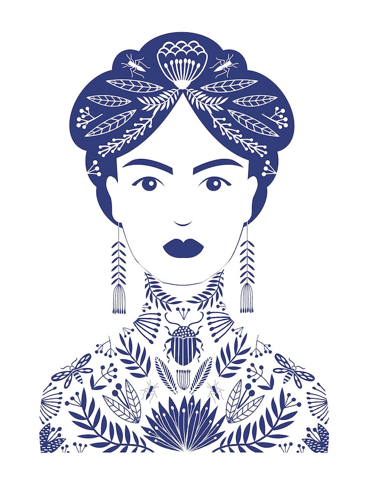 Tattoo Woman Purple