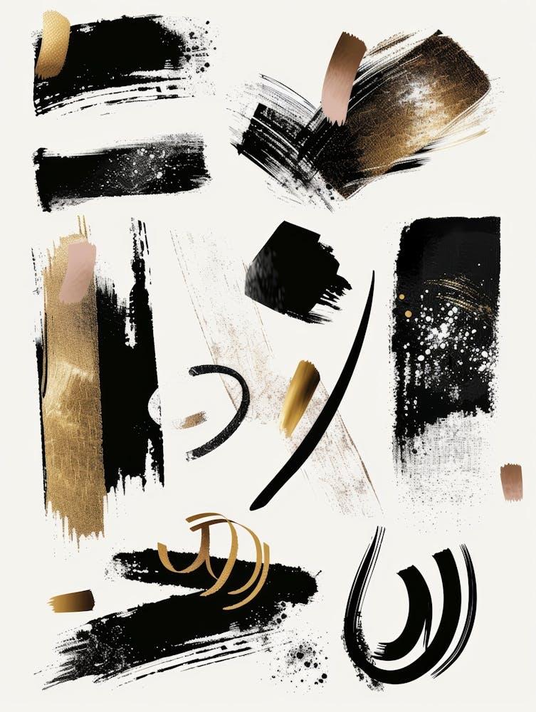 Abstract Brush Strokes 24