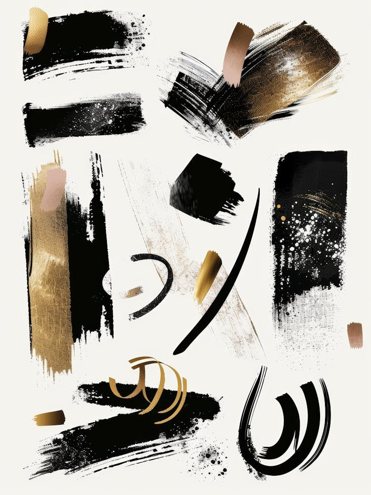 Abstract Brush Strokes 24