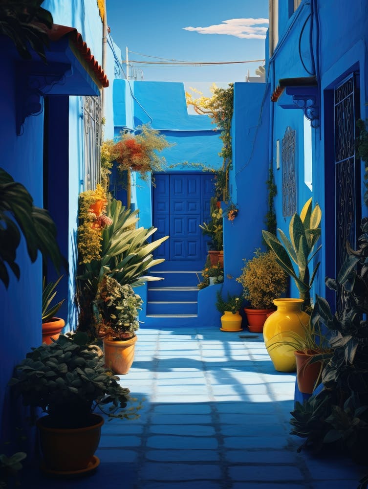 Maisons Bleues Au Maroc 1