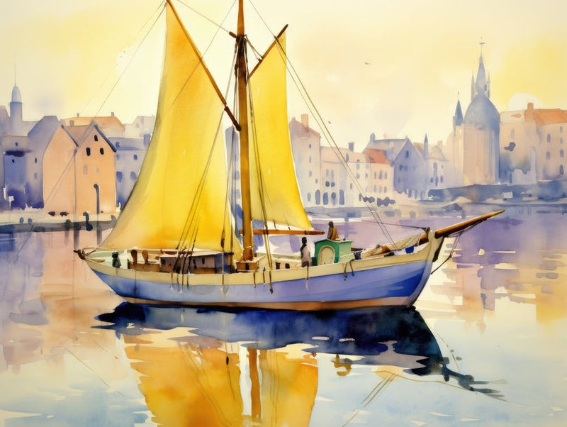 Sailboat In The Harbor