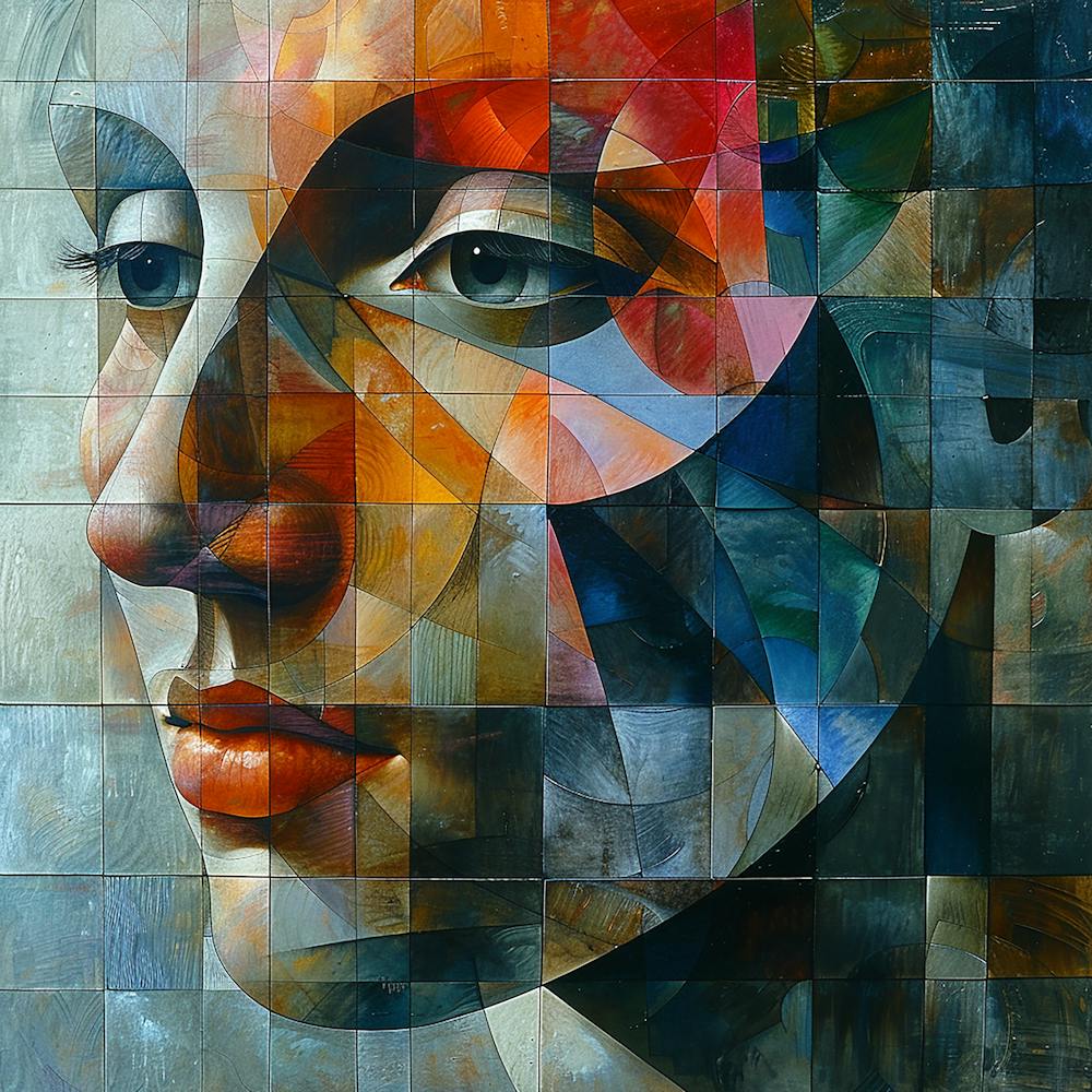 Abstract Portrait Of A Woman 6