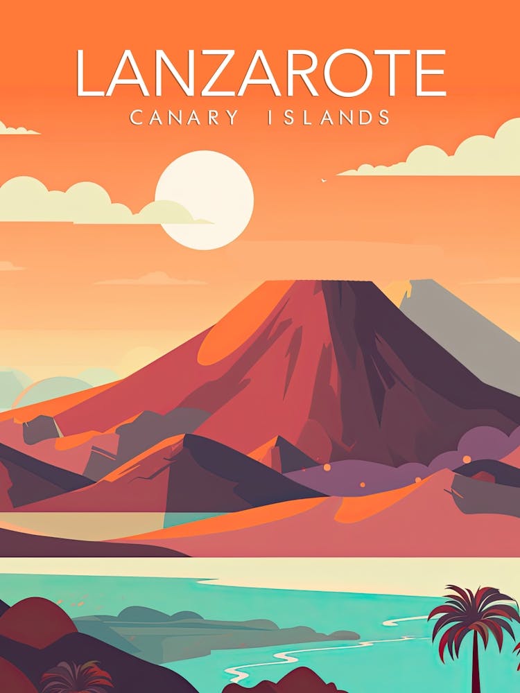 Lanzarote | | Modern Poster