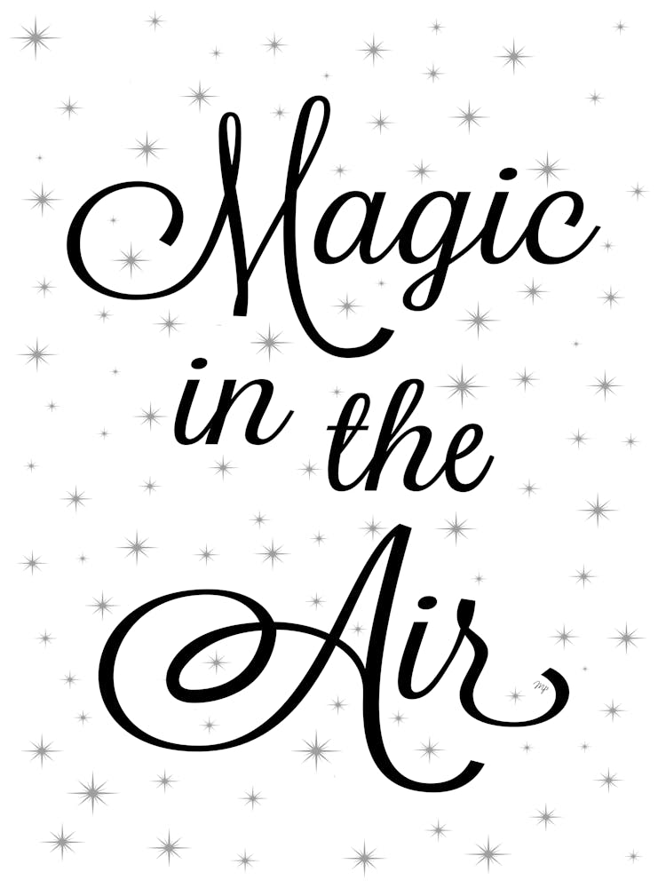 Magie in der Luft Weihnachts-Typografie 1