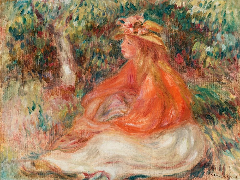 Seated Woman (1910), Pierre Auguste Renoir