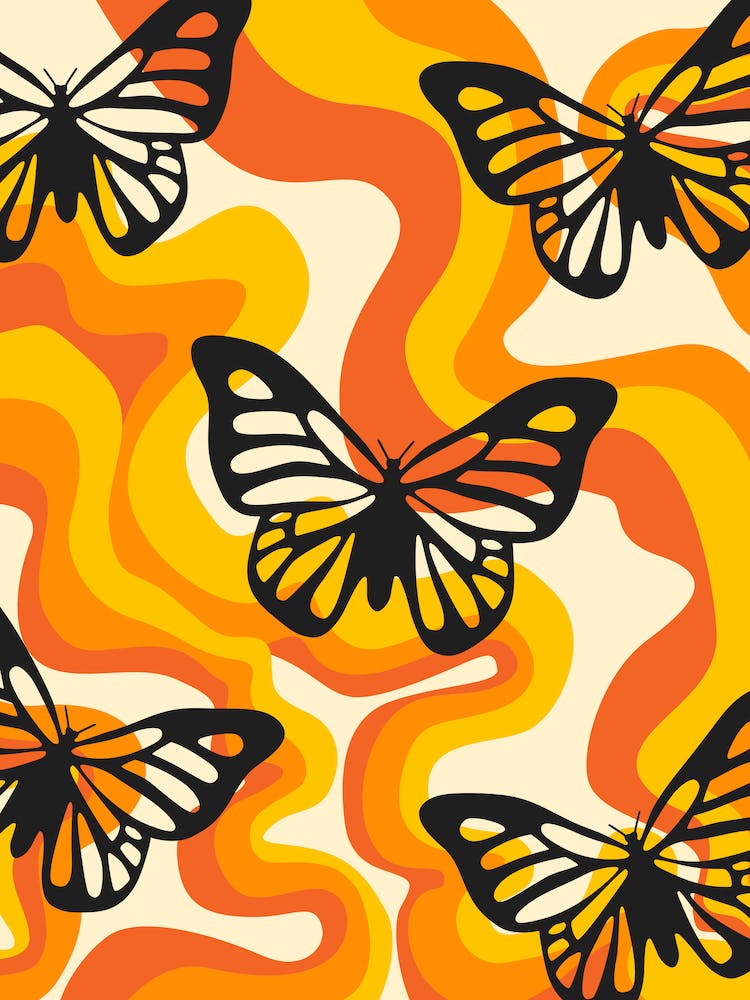 Butterflies on Waves